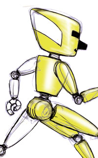 Roboter Theo. 