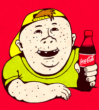 Les enfants. Coca Cola.