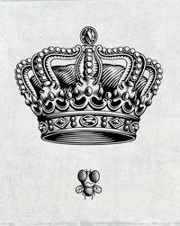 гравюра корона