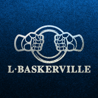 L-Baskerville. Logo für Möbelbeschläge. 