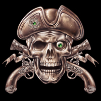 Pirate skull.