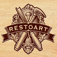 Логотип для компании, по реставрации мебели Restoart.