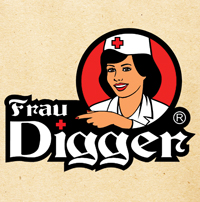 Frau Digger Logo. 