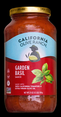 Illustrations pour les sauces California Olive Ranch.